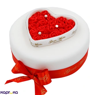 YOU HAVE MY HEART VALENTINE CAKE (GMC)  Online for none