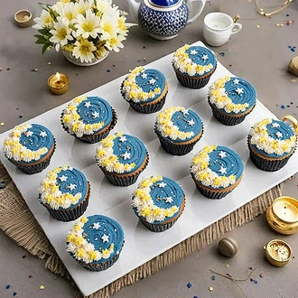 Ramadan Noor-e-Falak Iftar Cupcakes  9 Pieces Buy Ramadan Online for specialGifts