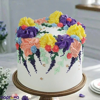 Blossom Bouquet Ribbon Cake  Online for none