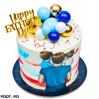 Sponge Father`s Day Ribbon Cake  Online for none