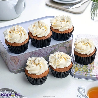 White Magic Vanilla Cupcake Box Of 6  Online for none
