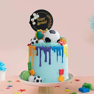 Game On Celebration Ribbon Cake  Online for none