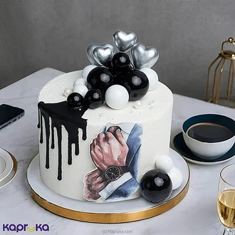 Elite Gentleman Ribbon Cake  Online for none