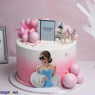 Leading Lady Glamour Ribbon Cake  Online for none