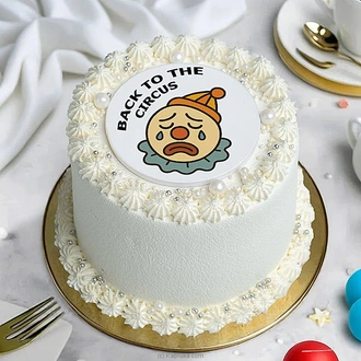 Clown Around Ribbon Bento Cake ~ Screw You Gift Buy Cake Delivery Online for specialGifts