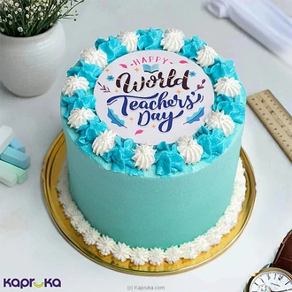 World Teachers Day Celebration Bento Ribbon Cake  Online for none