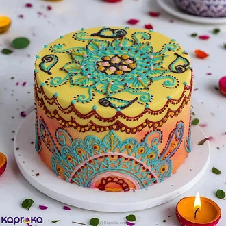 Mandala Celebration Ribbon Cake  Online for none
