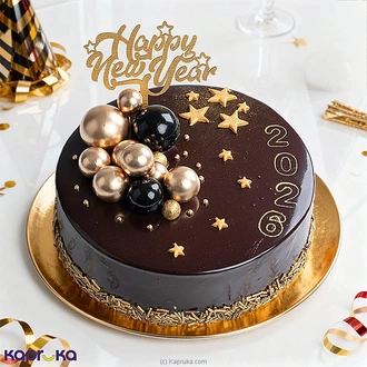 Midnight Bliss New Year Chocolate Cake  Online for none