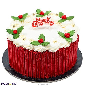 Sponge Christmas Themed Marble Cake  Online for none