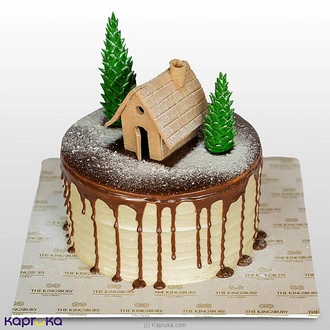 Kingsbury Christmas Snowy Cottage Coffee Cake  Online for none