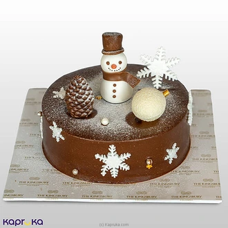 Kingsbury Christmas Snowflakes Chocolate Cake  Online for none
