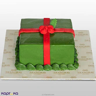 Kingsbury Christmas Emerald Gift Ribbon Cake  Online for none