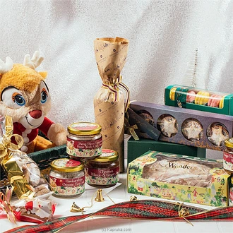 Shangri - La Christmas Hamper Box With Wine  Online for none