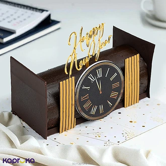 Midnight Countdown Chocolate Log Cake  Online for none