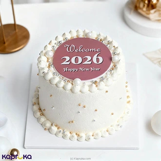 Welcome 2026 Bento Ribbon Cake  Online for none