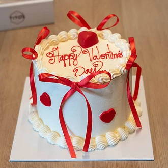 Courtyard Marriott Valentine Ribbon Cake Buy Cake Delivery Online for specialGifts