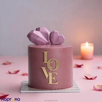 Purple Love Valentine Chocolate Sponge Bento Cake Buy valentine Online for specialGifts