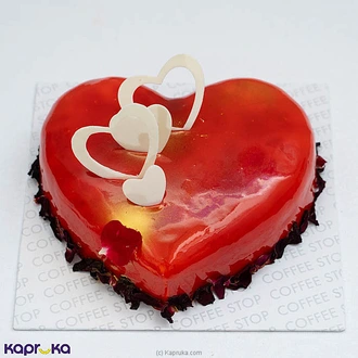Cinnamon Grand Valentine Your My Heart Ribbon Cake Buy Cake Delivery Online for specialGifts