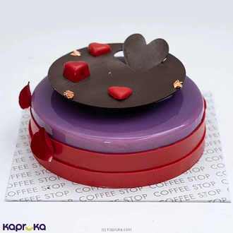 Cinnamon Grand Valentine Be Mine Ribbon Cake Buy Cake Delivery Online for specialGifts