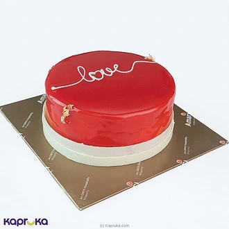 Valentine Strawberry Mousse Cake - 500g  Online for none
