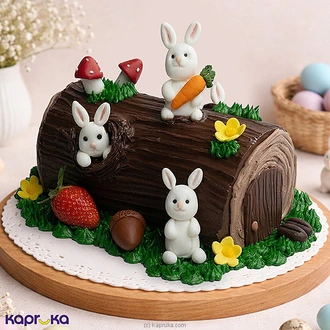 Easter Bunny Chocolate Swiss Roll Buy Cake Delivery Online for specialGifts