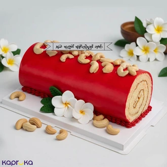 Avurudu Special Vanilla Gateux Swiss Role Buy Cake Delivery Online for specialGifts