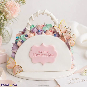 Mom?s Classic Charm Handbag Ribbon Cake  Online for none