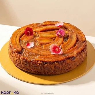Dilmah Mother`s Day Banana Date Upside-down Cake Buy Cake Delivery Online for specialGifts