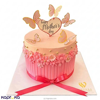 Waters Edge Mother`s Day Pink Blossom Tribute Cake Buy Cake Delivery Online for specialGifts