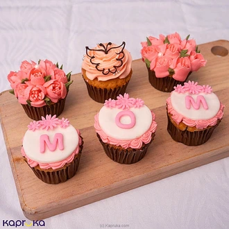 Courtyard Marriott Vanilla Cup Cakes Mothers Day 6 Pieces Buy Cake Delivery Online for specialGifts