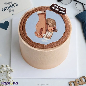 Father`s Day Daddy?s Little Girl Ribbon Bento Cake Buy Cake Delivery Online for specialGifts
