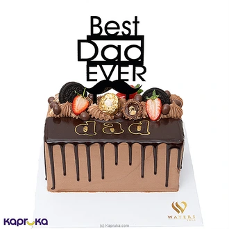 Waters Edge Dad Golden Moments Chocolate Cake  Online for none