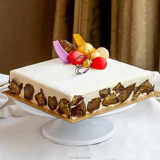 Hilton Butter Icing Covered Ribbon Cake 2kg Buy Cake Delivery Online for specialGifts