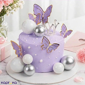 Purple Butterfly Dream Ribbon Bento Cake Buy Cake Delivery Online for specialGifts