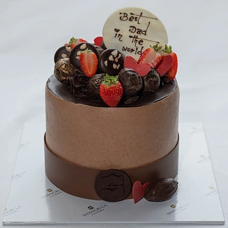 Shangri-la Father`s Day Beast Cake For Daddies Chocolate Base  Online for none