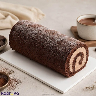 Plain Chocolate Swiss Roll Buy Cake Delivery Online for specialGifts