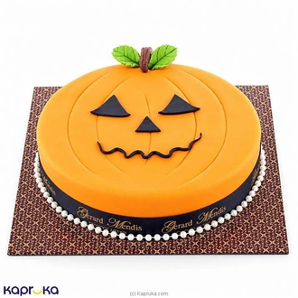 Pumpkin Face Halloween Cake(GMC) Buy halloween Online for specialGifts