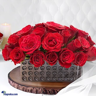 Ruby Romance Arrangement 30 Red Roses Buy valentine Online for specialGifts