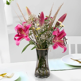 Lily Bliss blooms in a Vase Buy Flower Delivery Online for specialGifts