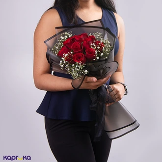 Twelve Red Roses Angelia Bouquet  Online for none