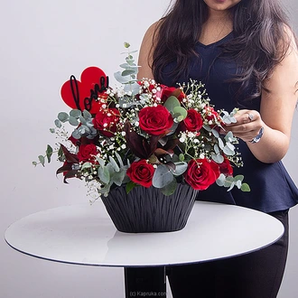 A Love So Beautiful Flower Arrangement with 16 Red Roses Buy Flower Delivery Online for specialGifts