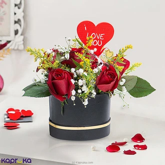 Botanic Elegance Arrangement With Eight Red Roses  Online for none