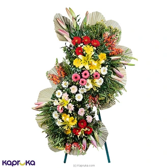 Botanical Funeral Wreath at Kapruka Online