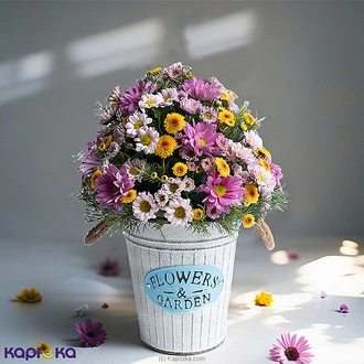 Timeless Chrysanthemums Vase Buy Flower Delivery Online for specialGifts