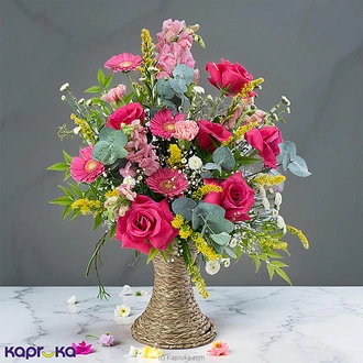 Velvet Blush Vase Arrangement  Online for none