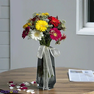 Gerbera Glow Vase Arrangement  Online for none