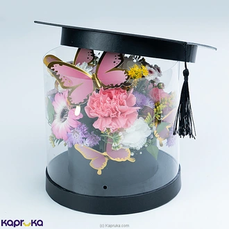 Cap Of Blooms Graduation Flower Box  Online for none