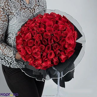 A Hundred Red Roses Bouquet Buy Flower Delivery Online for specialGifts