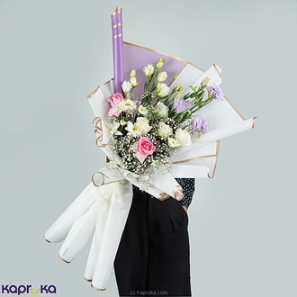 Cloud Nine Crush Bouquet With Roses And Lisianthus  Online for none