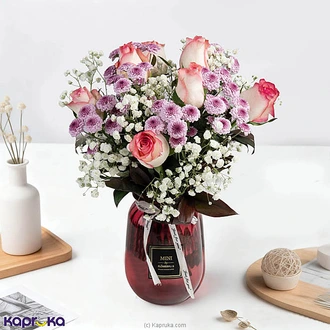 Sweet Devotion Of Love ? Floral Arrangement Buy Flower Delivery Online for specialGifts